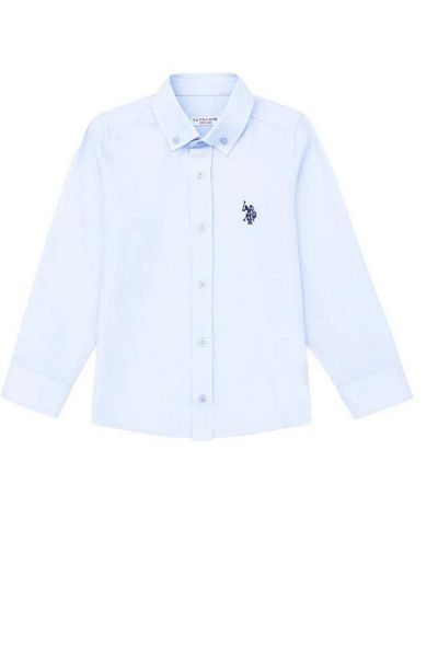 U.S. Polo Assn. Μακρυμάνικο μπλουζάκι αγοριού ανοιχτό μπλε