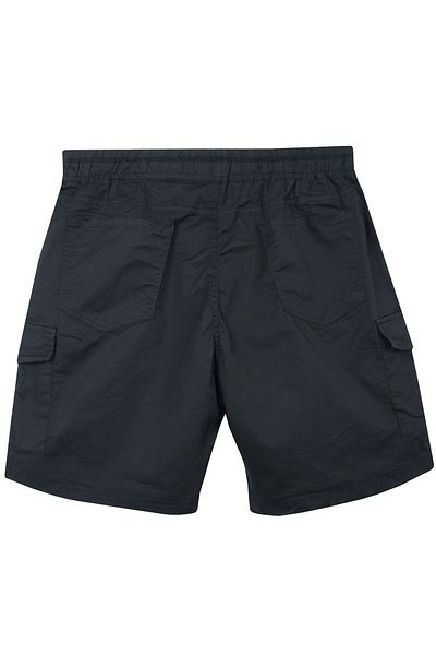 marufshop Ανδρικό σορτς Gabardine με τσέπη Cargo Κατάλληλο για Ανδρικό Μεγάλο Μέγεθος Μεταξύ 100-156 κιλών Μαύρο