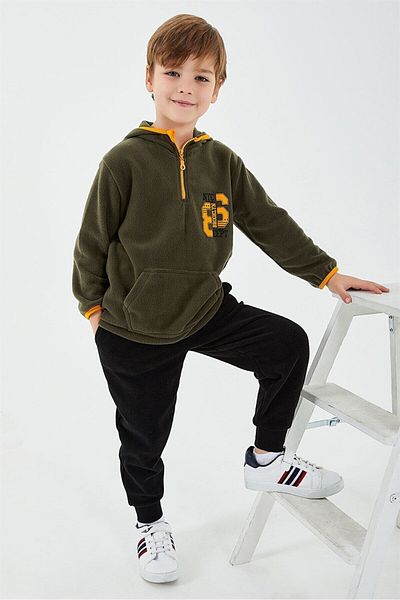 ROLY POLY Rp2906-g Σετ φόρμας Brooklyn Written Polo 9-15 ετών Χακί