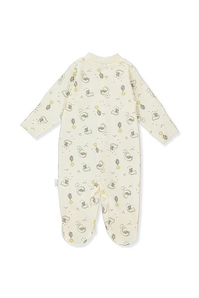 Bebetto INTERLOK BOOTIES JUMPSUIT (SLEEPY CUTE) T 3545