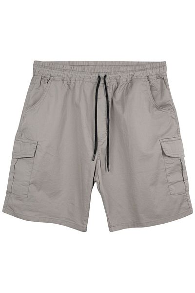 marufshop Ανδρικό σορτς Gabardine με τσέπη Cargo Κατάλληλο για Ανδρικό Μεγάλο Μέγεθος Από 100-156 κιλά Soil