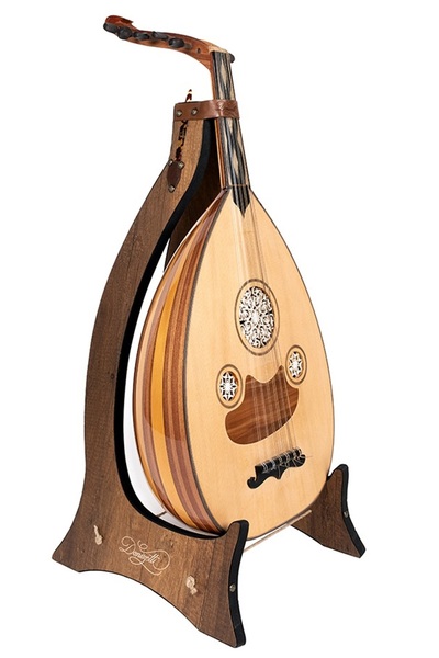 Donizetti Dekoratif Özel Tasarım Stant - Ahşap Ud Standı - Tezene Mızrap Cepl...