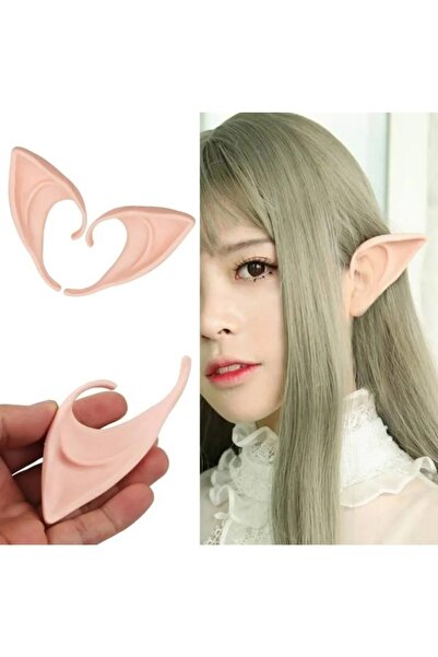 FG KONNİCHİWA Latex Esnek Cilt Rengi Parti Organizasyon Anime Cosplay Elf Kulağı