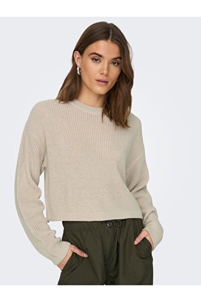 ONLY REGULAR FIT ROUND COLLAR LOW SHOULDER SWEATER15284453