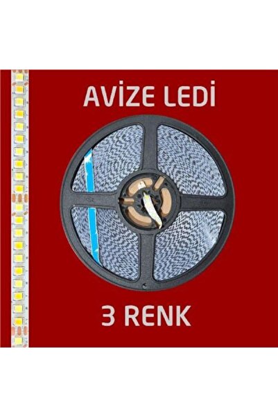 ERBAY 3 Renk Li 5 Metre Avize Ledi Sabit Akım Led