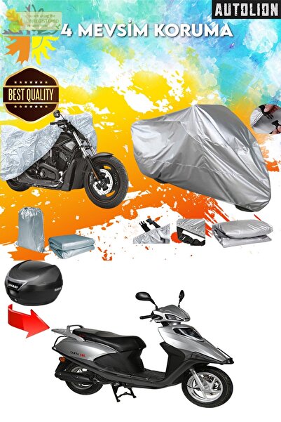 AUTOLION RMG Moto Gusto Santa 125 Compatible REAR BAG COMPATIBLE ULTRA PROTEC...