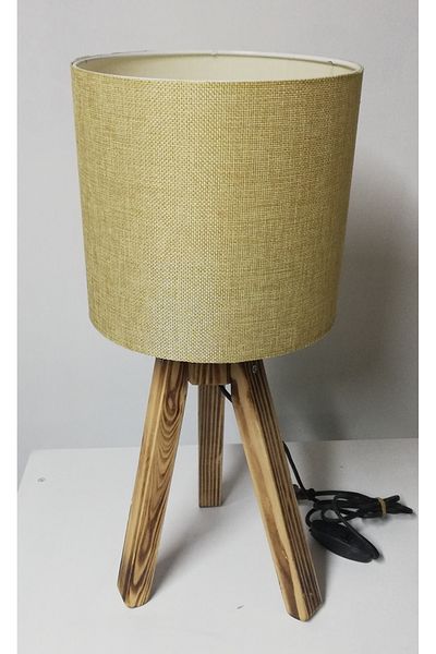 TEKAY AYDINLATMA 3 LEG Wooden Lampshade