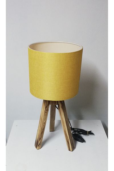 TEKAY AYDINLATMA 3 LEG Wooden Lampshade