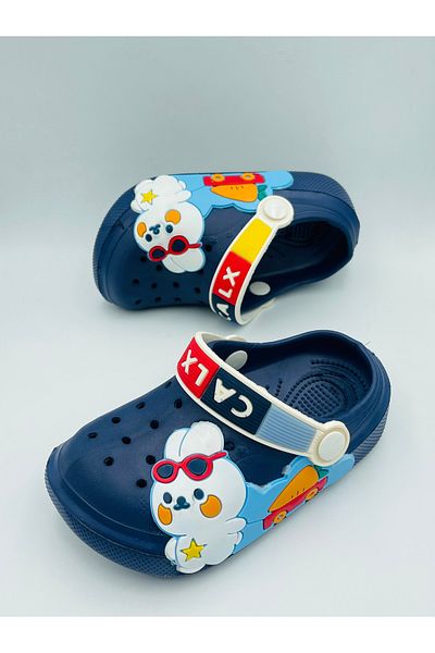 Hızlı Al CUTE RABBIT FIGURED CHILD BABY SANDALS SLIPPERS CROSS SLIPPERS