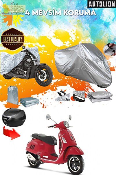 autolion VESPA GTS 125-300 حقيبة خلفية متوافقة مع مشمع محرك حماية فائق