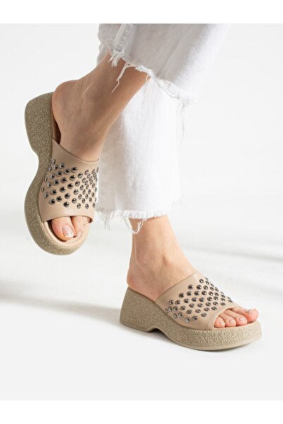 Alemdar Shoes Γυναικείες παντόφλες ESTER Mink