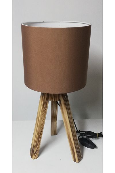 TEKAY AYDINLATMA 3 LEG Wooden Lampshade