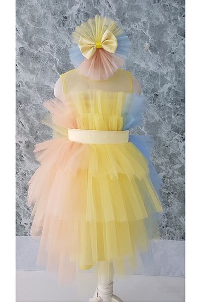 Melis Çocuk Girl's Evening Dress Dress Wedding Dress