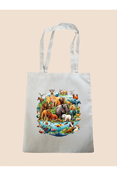 lili hediyelik Торба з принтом «Світ тварин»