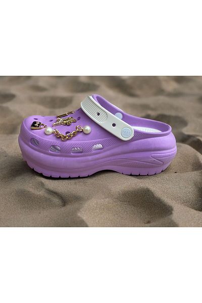 mohawk WOMEN CROSS STONE HIGH HEEL SEA, BEACH, GARDEN, DAILY SLIPPERS MHWKZN01