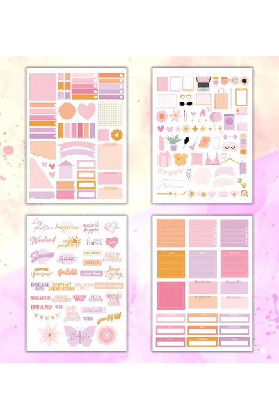 Çılgıntrend Girl Power My DIY Sticker Book 24 * 17 cm 16 pagini Design special Carte cu autocolante colorate