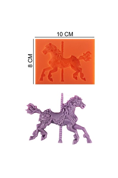 Butedo Atlıkarınca Silikon Şeker Hamuru, Sabun, Mum Kalıp