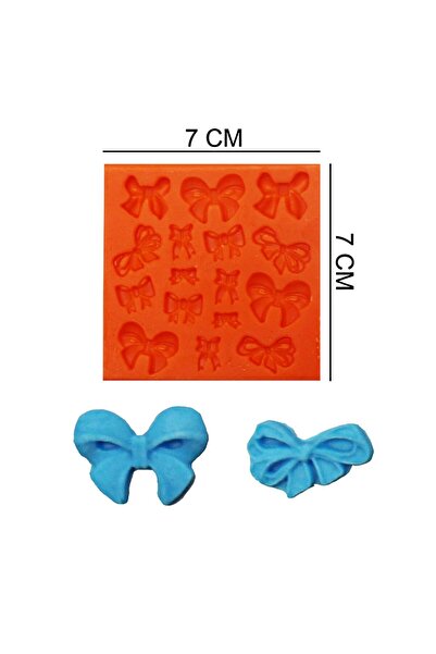 Butedo Fiyonk Kurdele Silikon Şeker Hamuru, Sabun, Mum Kalıp