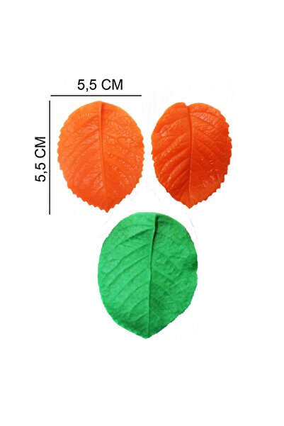 Butedo Gül Yaprak Silikon Şeker Hamuru, Sabun, Mum Kalıp