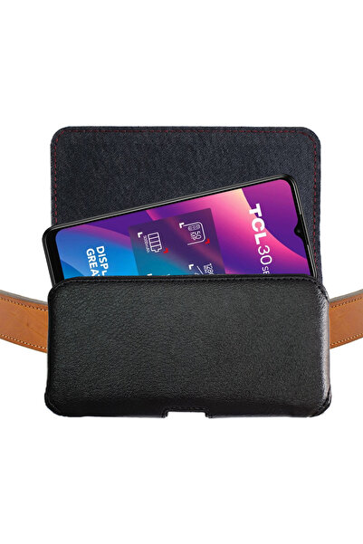 EXENAR حافظة متوافقة مع TCL 30 SE مزودة بحزام خصر
