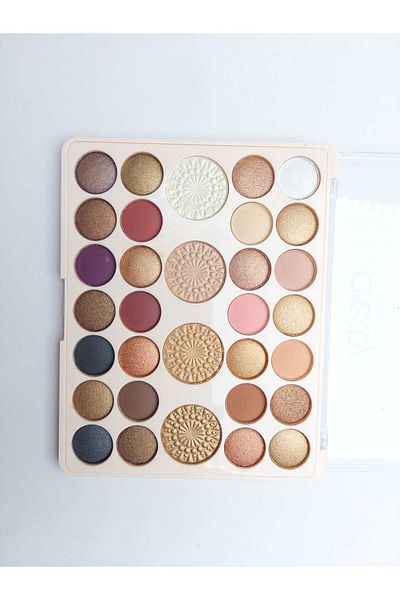 SEVRU Eye Shadow Velvety Texture Earth Tones 32 Color Highlighter Eyeshadow Palette