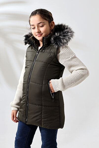 Talsmoda ΧΑΚΙ ΧΡΩΜΑ ΑΦΑΙΡΟΥΜΕΝΟ ΠΑΙΔΙΚΟ ΓΙΛΕΚΟ ΜΕ κουκούλα