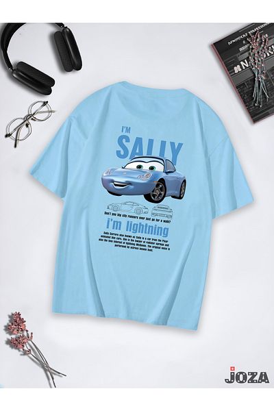 Joza Outdoors Unisex Γυναικεία Ανδρικά McQueen Sally Car Back Έγχρωμη μπλούζα με μονόχρωμο σχέδιο