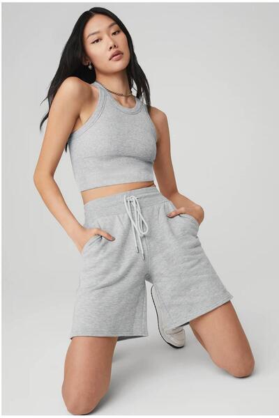 DryMod Ribbed Halter Neck Women's Crop Body - Camisole Athlete