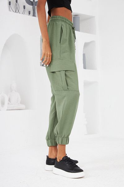 MİA NOURA PANT CARGO POCKET WOVEN FABRIC AYRIBON