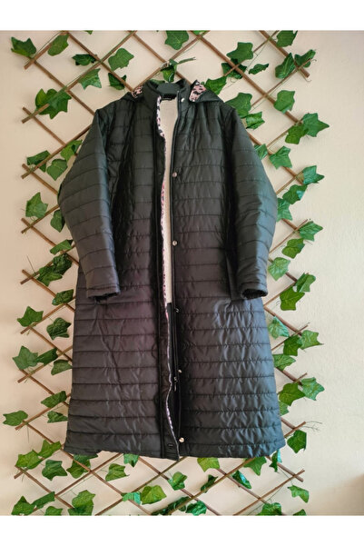 Çınar boutique Kapişonlu Kapitone Kaban