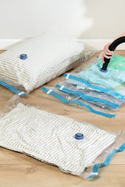 TechnoStation Vakumlu Saklama 80x100 Hurç Set Yastık Ve Yorgan Hurcu Kıyafet ...