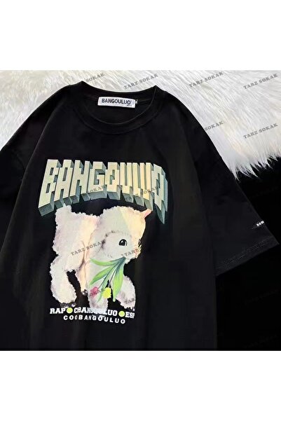 Adrift Tricou Y2K unisex Harajuka Anime Retro Kawai Kuromi Cod Rertr Tarzsoka...