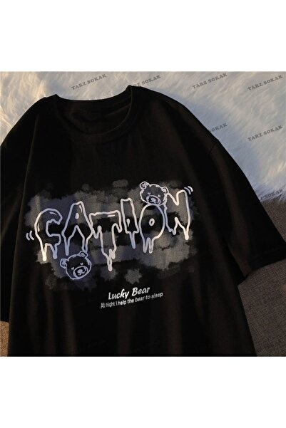 Adrift Tricou Y2K Unisex Harajuka Anime Retro Kawai Kuromi Cod Rertr în stil ...