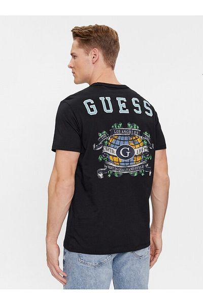 Guess Men's Black T-Shirt M4RI11I3Z14