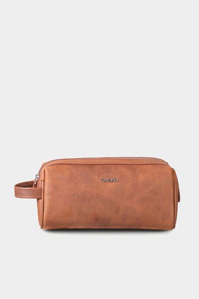 GUARD Crazy Tan Unisex Leather Handbag - Grd2403xw22198