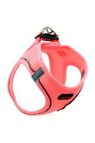 Tailpetz Air Mesh Dog Chest Collar Neon Pink L
