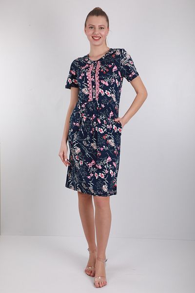 Wild Love Rochie de dama din dantela cu nasturi cu imprimeu floral