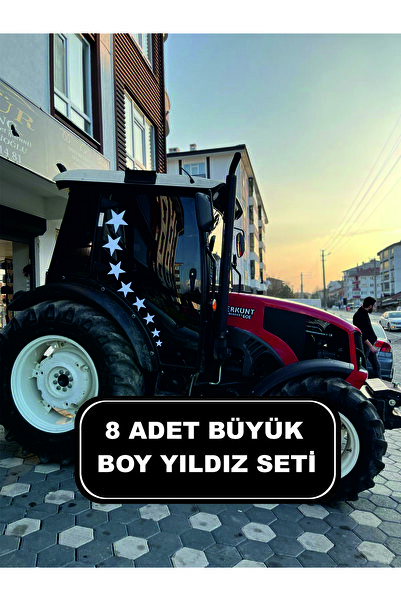 ömür tuning TRAKTÖR BÜYÜK BOY KAPI YILDIZ STİCKER