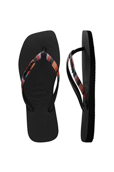 Havaianas Slim Square Patchwork Μαύρο 4148918-0090