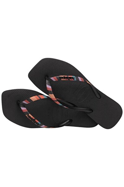 Havaianas Slim Square Patchwork Μαύρο 4148918-0090