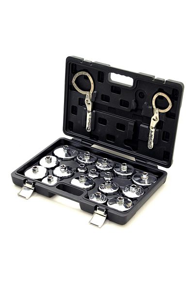 Worldforce 19 PIECES OIL FILTER KEY SET CHROME MATERIAL PROFESSIONAL