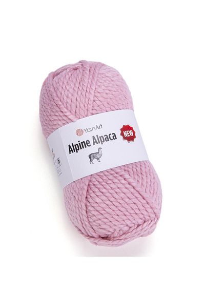 Yarnart ALPINE ALPACA NEW - ΠΛΕΚΤΟ ΣΤΟ ΧΕΡΙ ΡΟΖ-1445