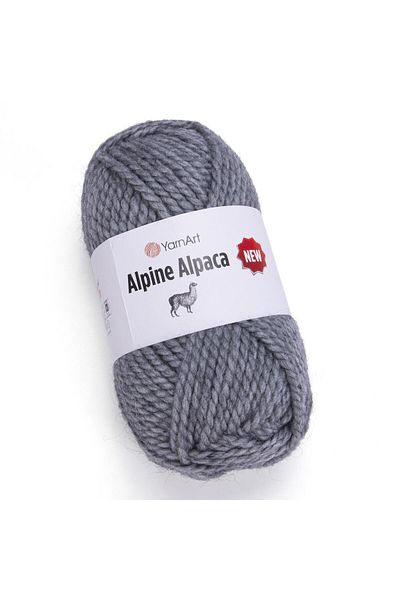 Yarnart ALPINE ALPACA NEW - ΠΛΕΚΤΟ ΣΤΟ ΧΕΡΙ ΚΛΩΣΤΟ ΓΚΡΙ-1447