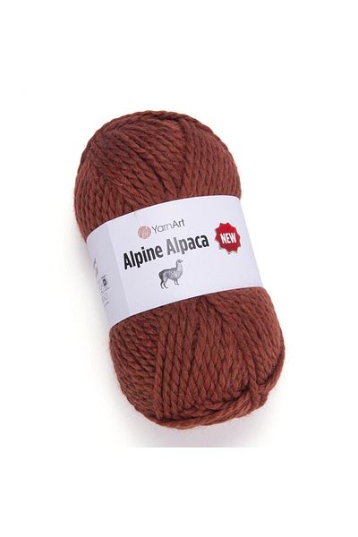 Yarnart ALPINE ALPACA NEW - ΧΕΙΡΟΠΟΙΗΤΟ ΠΛΕΚΤΟ ΣΚΟΡΔΙ ΠΛΑΚΑΚΙ-1452