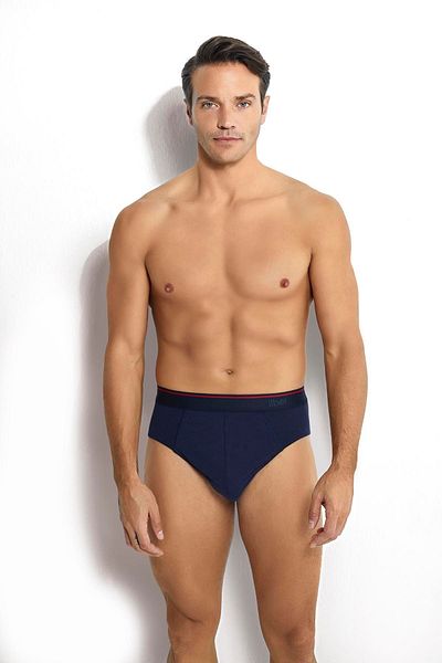 Jiber Ανδρικό εσώρουχο Navy Blue Slip 3 τεμαχίων 150