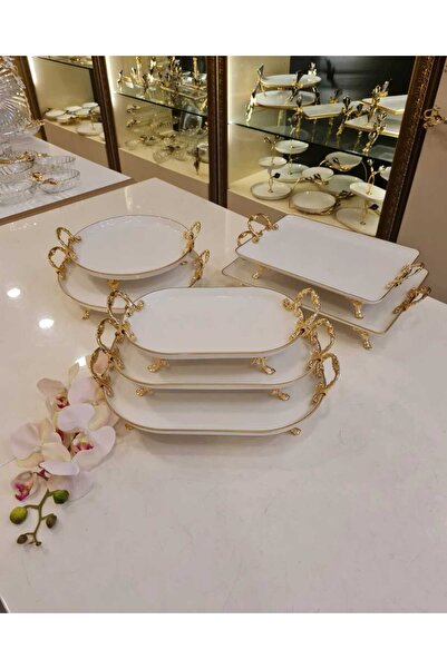 BULUTHOMEAKSESUAR طقم عرض من الخزف مكون من 7 قطع