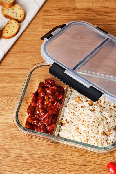 Emsan Twin 1360 ml Borosilicate Storage Container