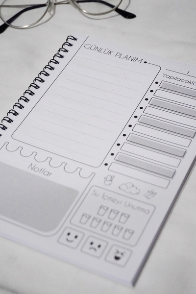 markcat Sunset Daily Planner - 90 Pages - Undated Agenda (A5) Timeless Planning Notebook