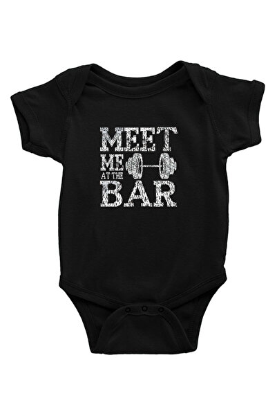 Darkhane Halter Black Unisex Baby Bodysuit - Zıbın