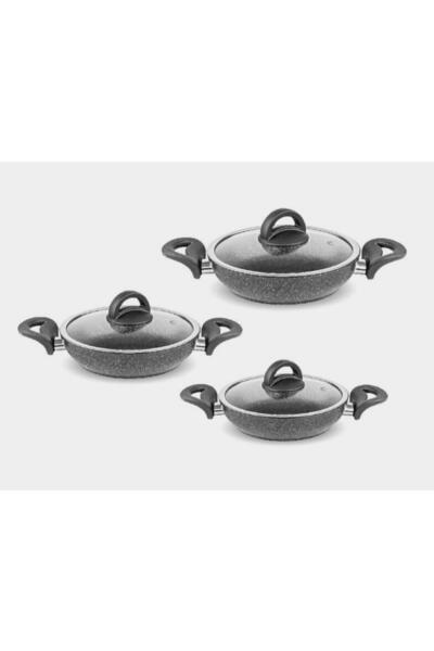 FMS GRANİT OMLET SET GALAXY SİYAH